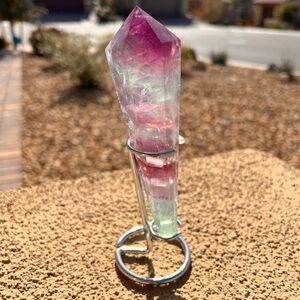 Candy flourite wand with Stand